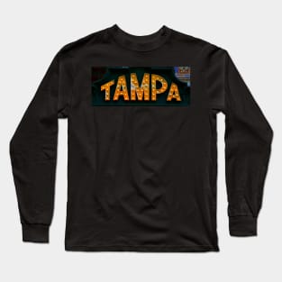 Tampa Theater sign 1926 work B Long Sleeve T-Shirt